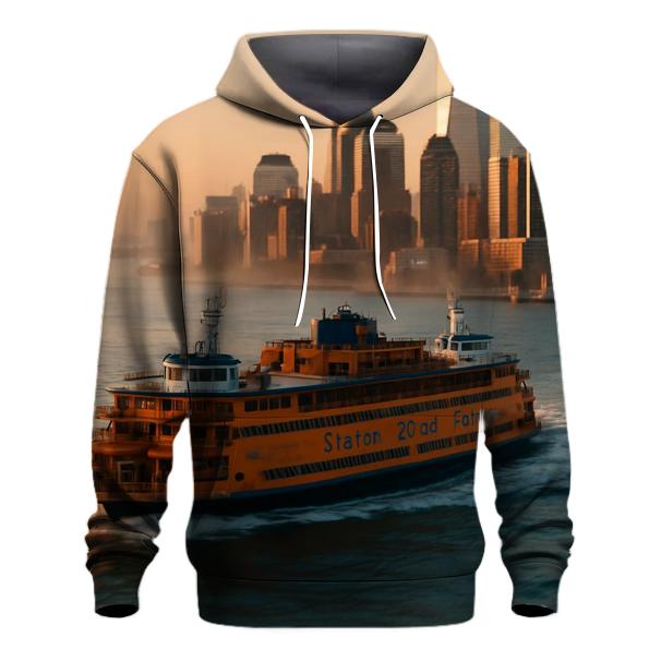Harbor Dawn Over Lower Manhattan hoodie designs