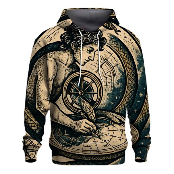 Celestial Coil Cartographer hoodie designs