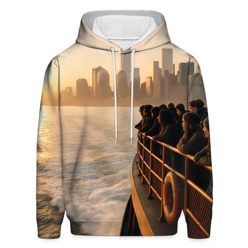 Sunrise Staten Island Ferry Approach hoodie trends