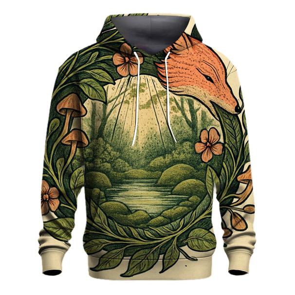 Verdant Renewal Ouroboros designer hoodies