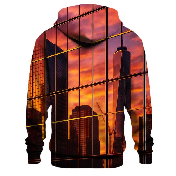 Sunset Reflection On Financial District Glass hoodie styles
