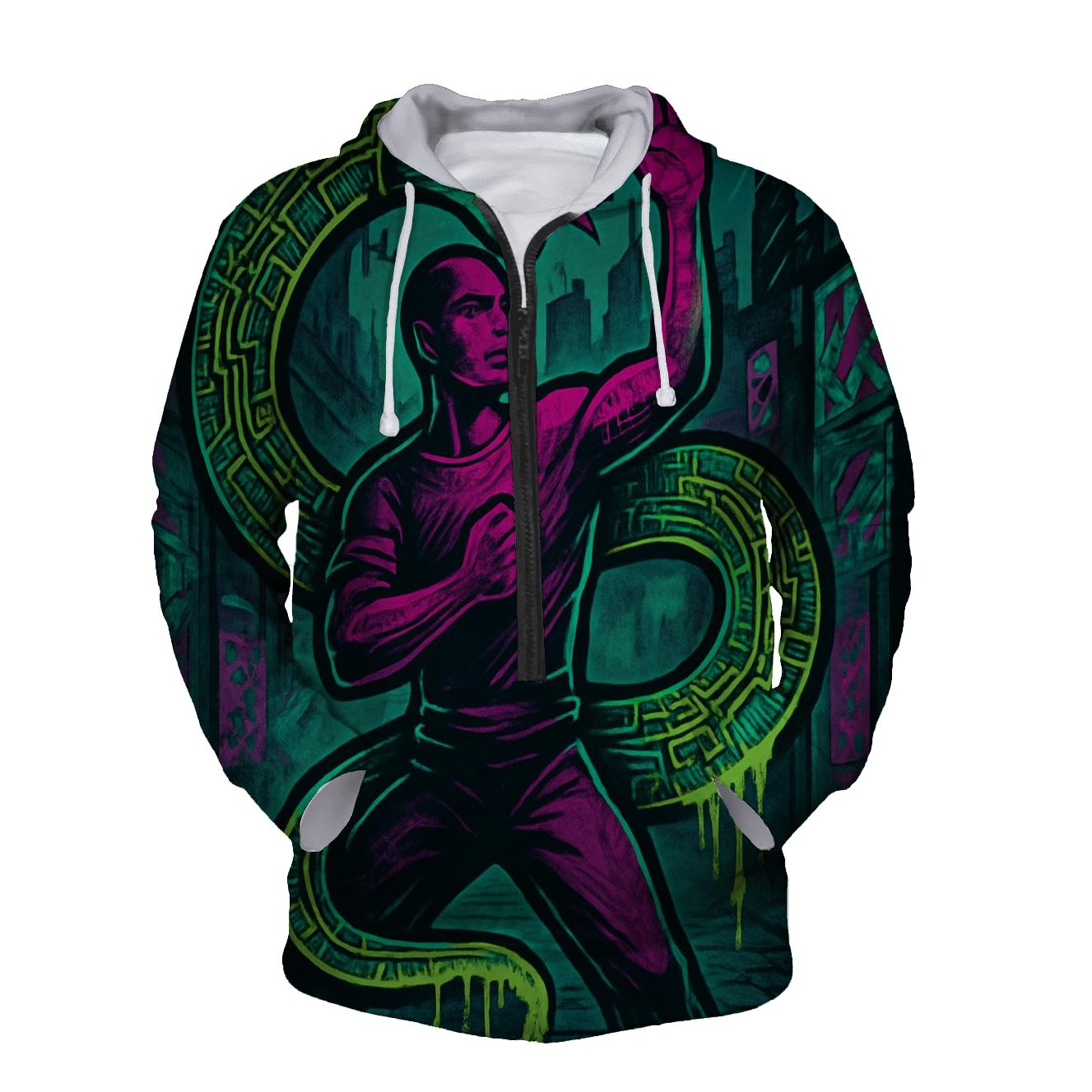 Urban Neon Ouroboros custom hoodies