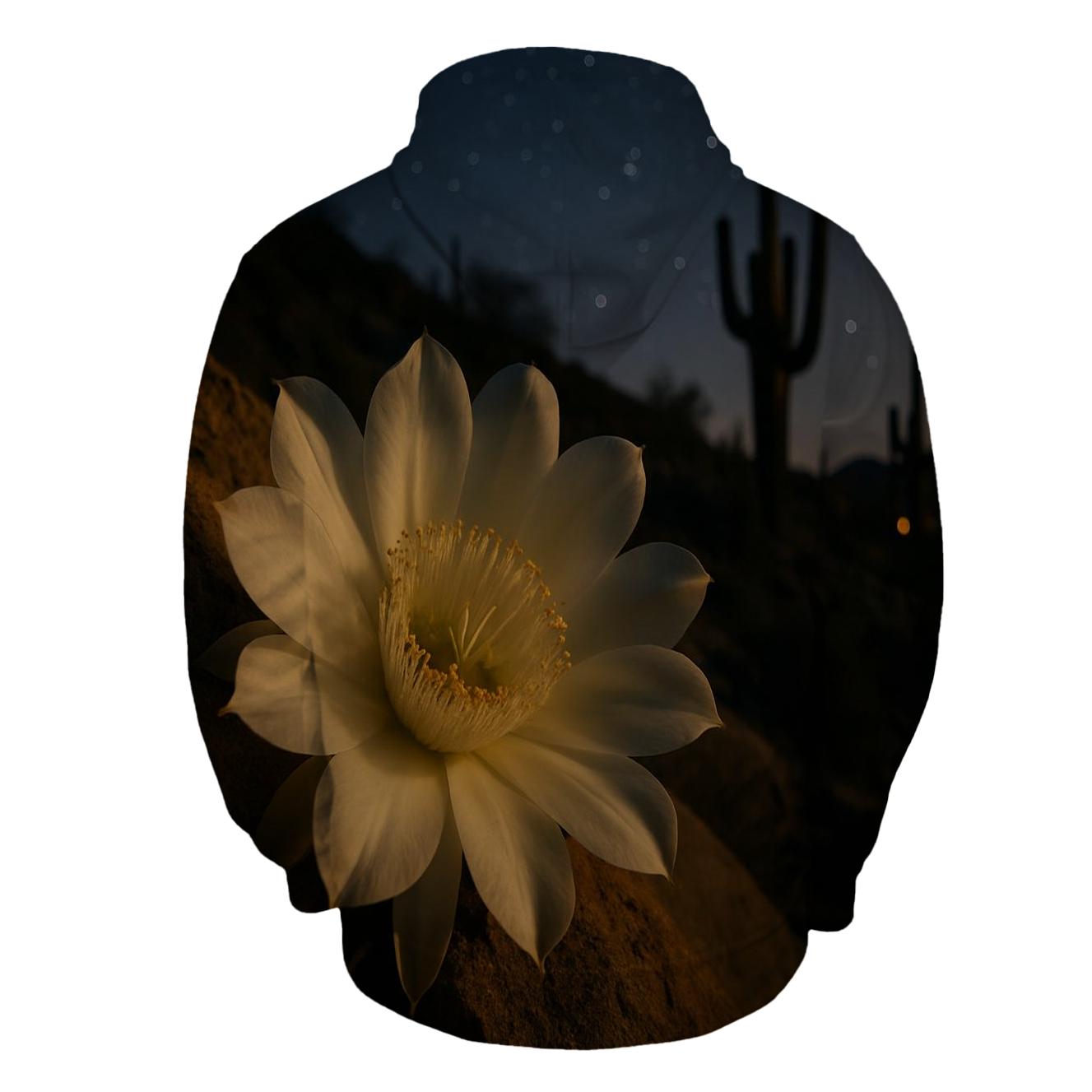 Desert Night Blooming Cereus hoodie styles
