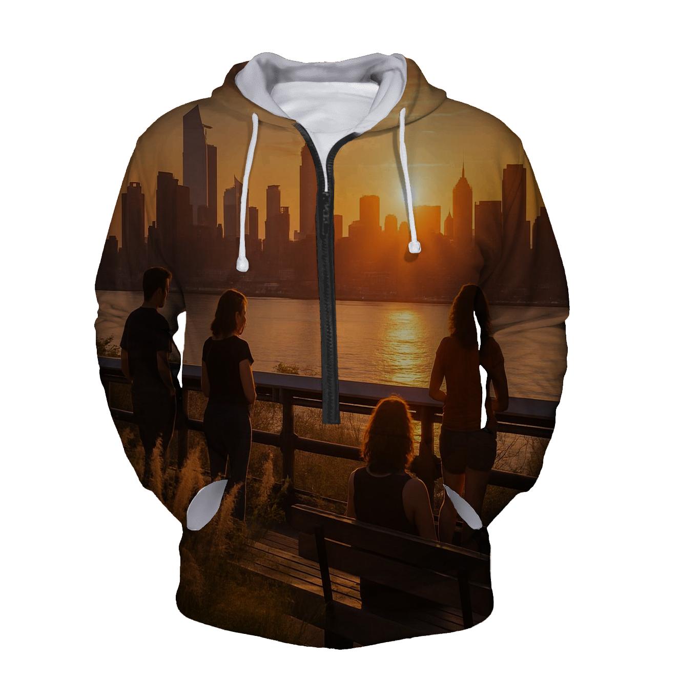 Sunset From High Line Looking West designer hoodies