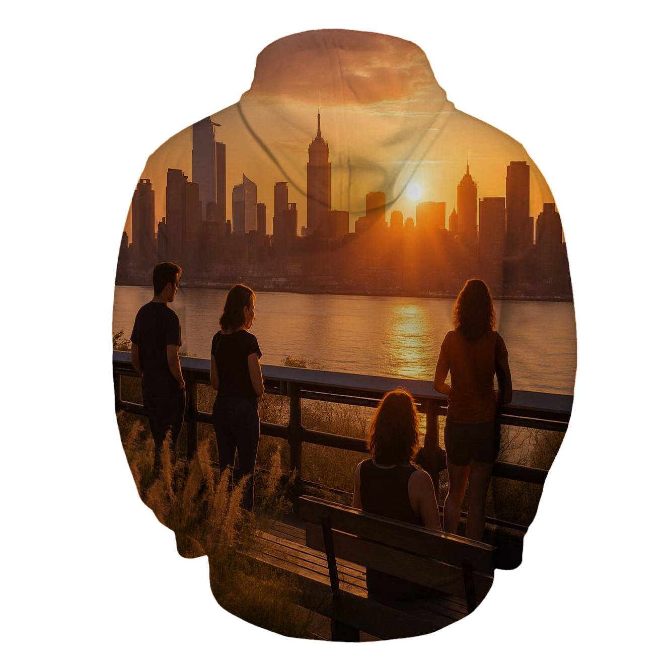 Sunset From High Line Looking West designer hoodies