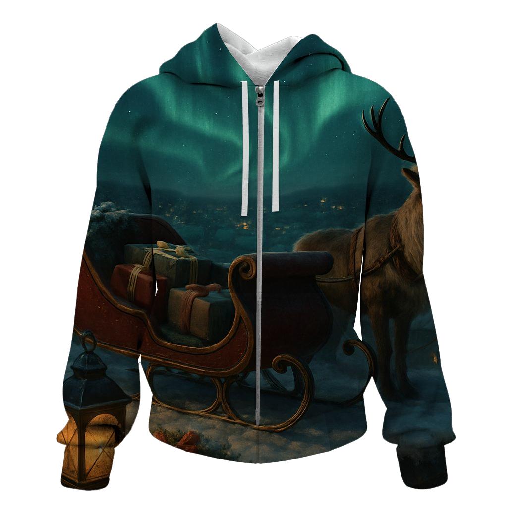 Aurora Sleigh Nocturne designer hoodies