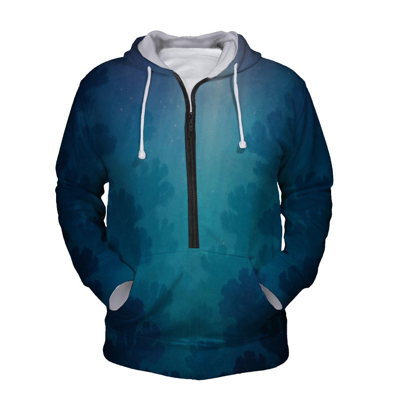 Midnight Reef Gradient custom hoodies