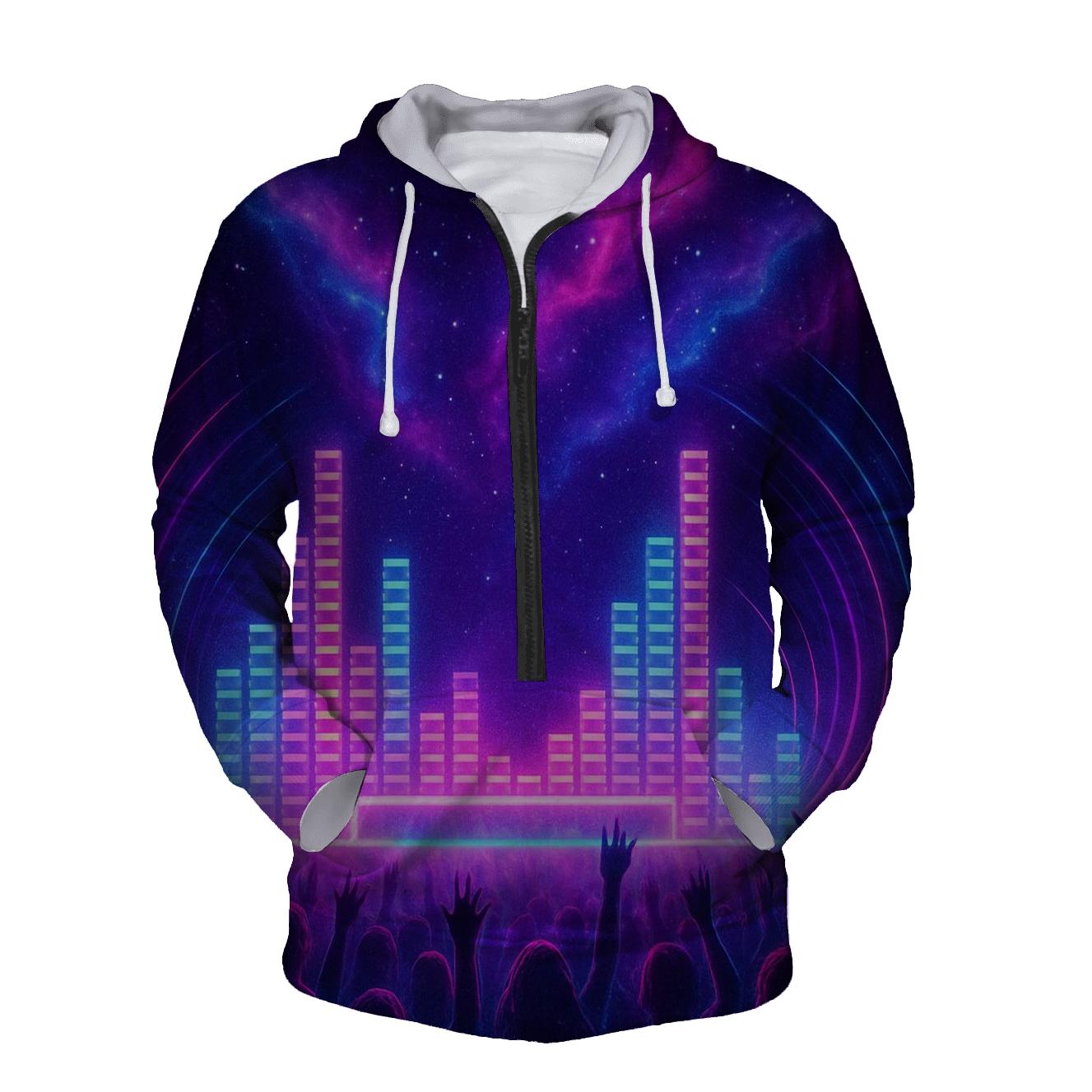 Cosmic Groove pullover hoodies