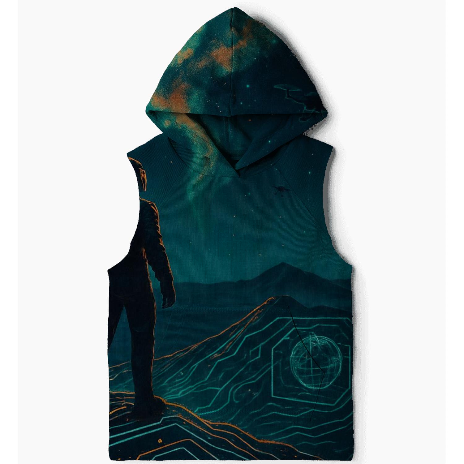 Aurora Circuit Explorer embroidered hoodies