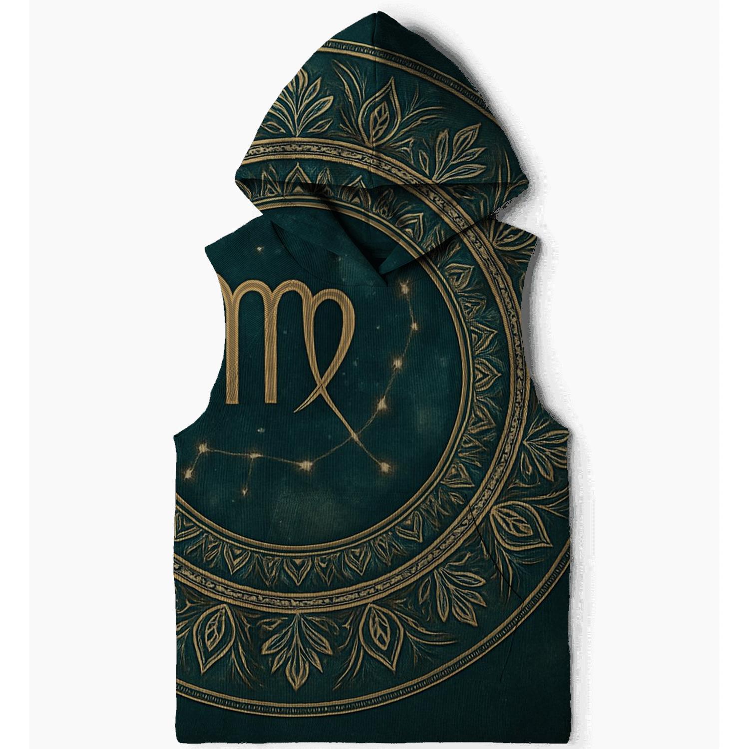 Virgo Celestial Earth Mandala pullover hoodies