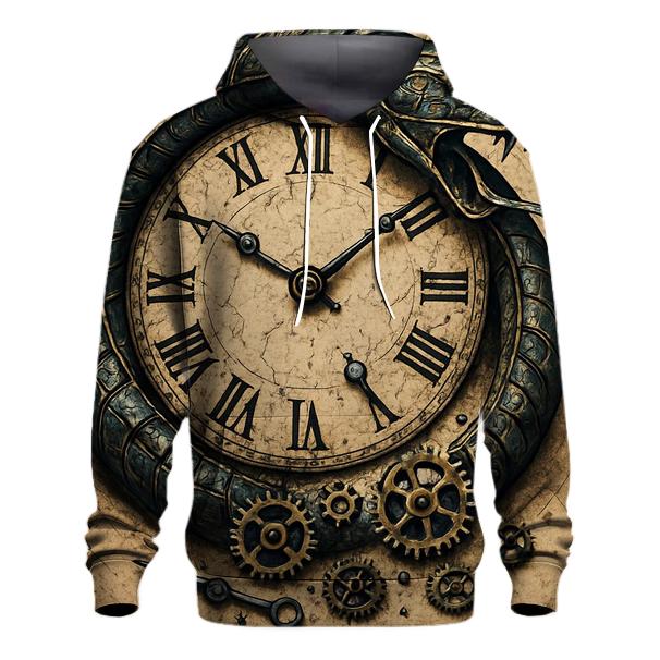 Serpent Clockwork Ouroboros pullover hoodies