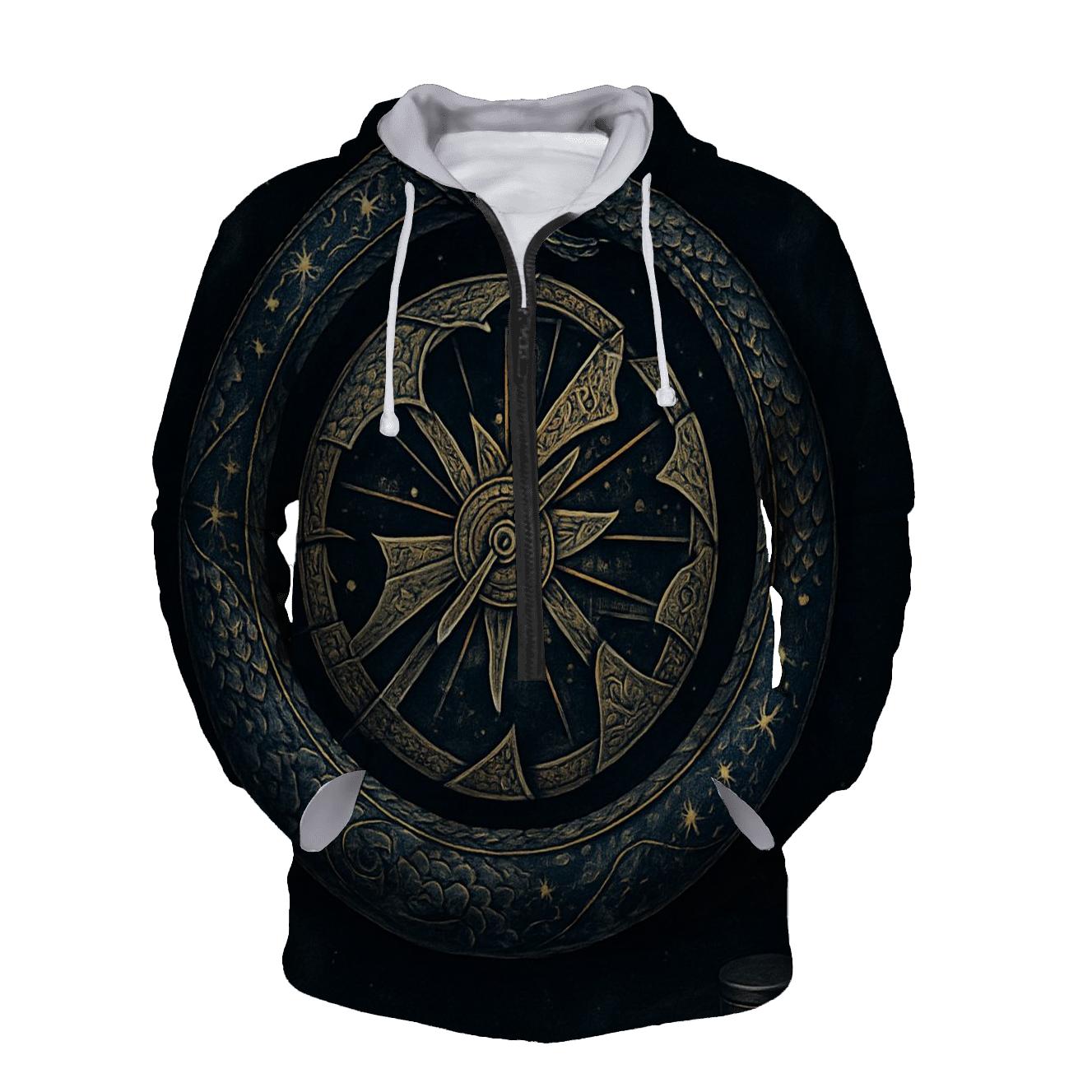 Midnight Ouroboros Constellation premium hoodies
