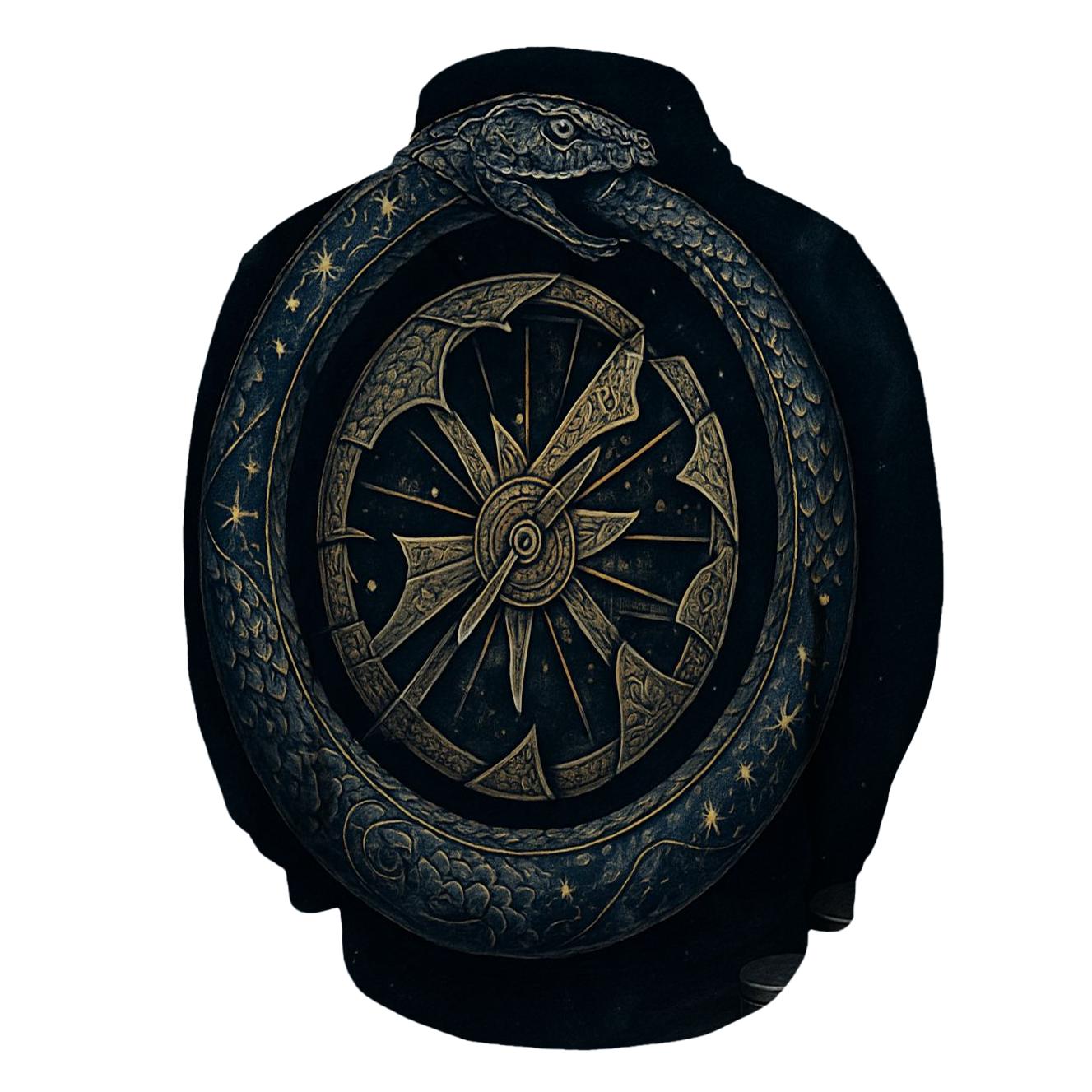 Midnight Ouroboros Constellation premium hoodies