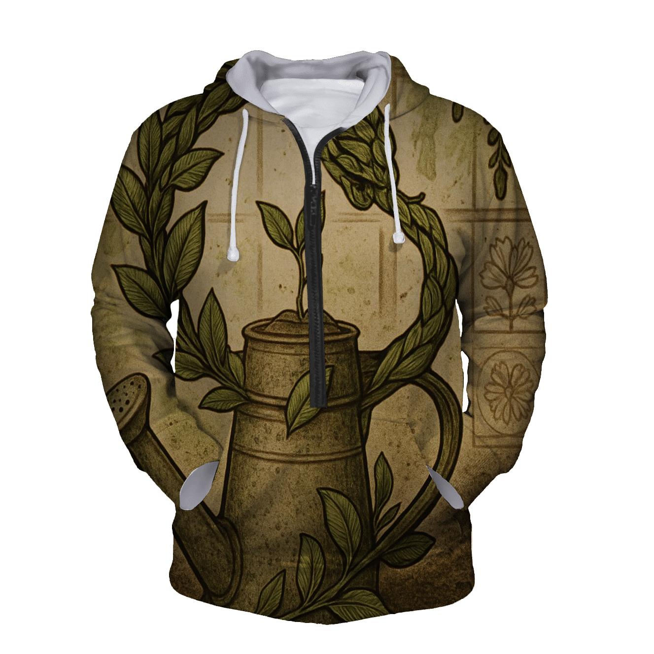 Verdant Ouroboros Gardener lightweight hoodies