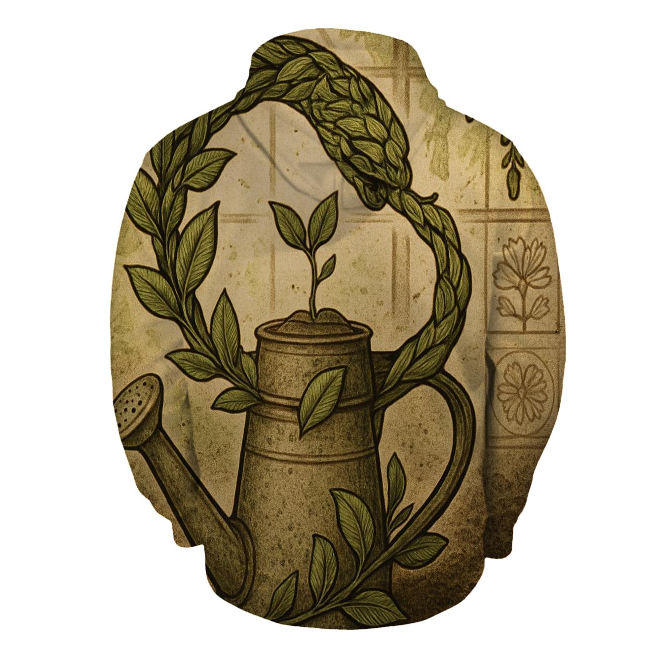 Verdant Ouroboros Gardener lightweight hoodies