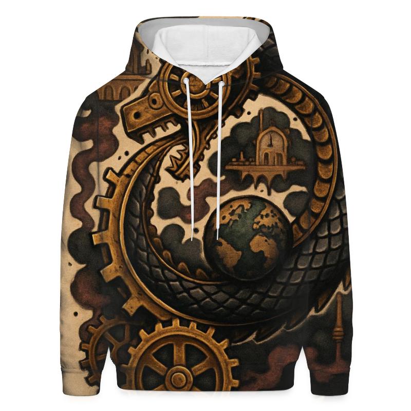 Clockwork World Eater lightweight hoodies