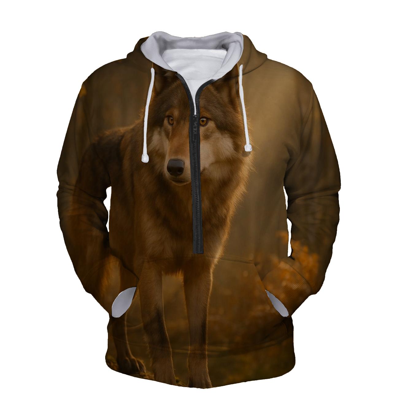 Forest Alpha At Dawn lightweight hoodies