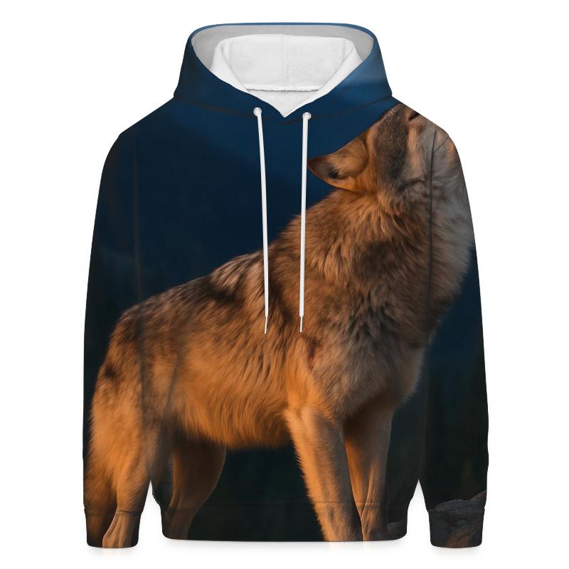 Mountain Lone Howl pullover hoodies