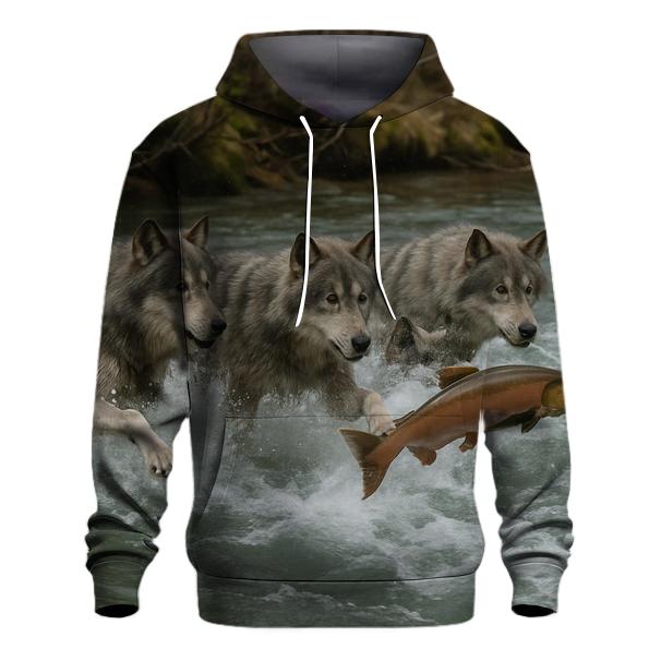 River Salmon Crossing Pack heavyweight hoodies