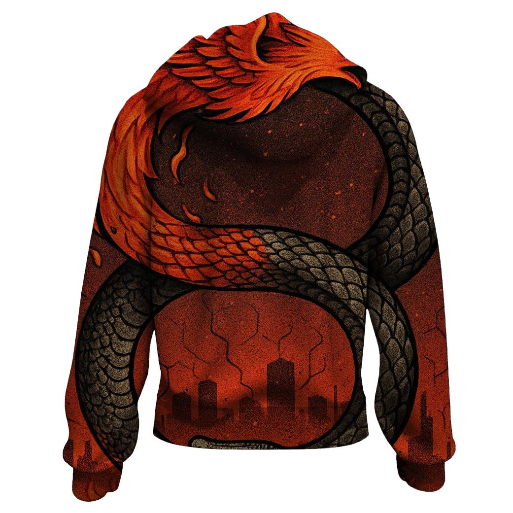 Phoenix Ouroboros Meridian lightweight hoodies