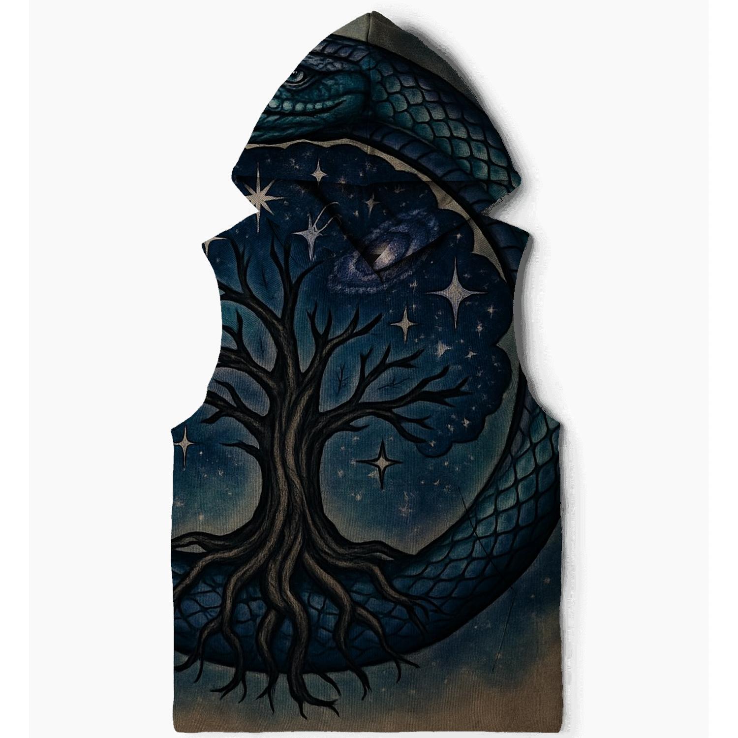 Celestial Serpent Embrace hoodies fashion