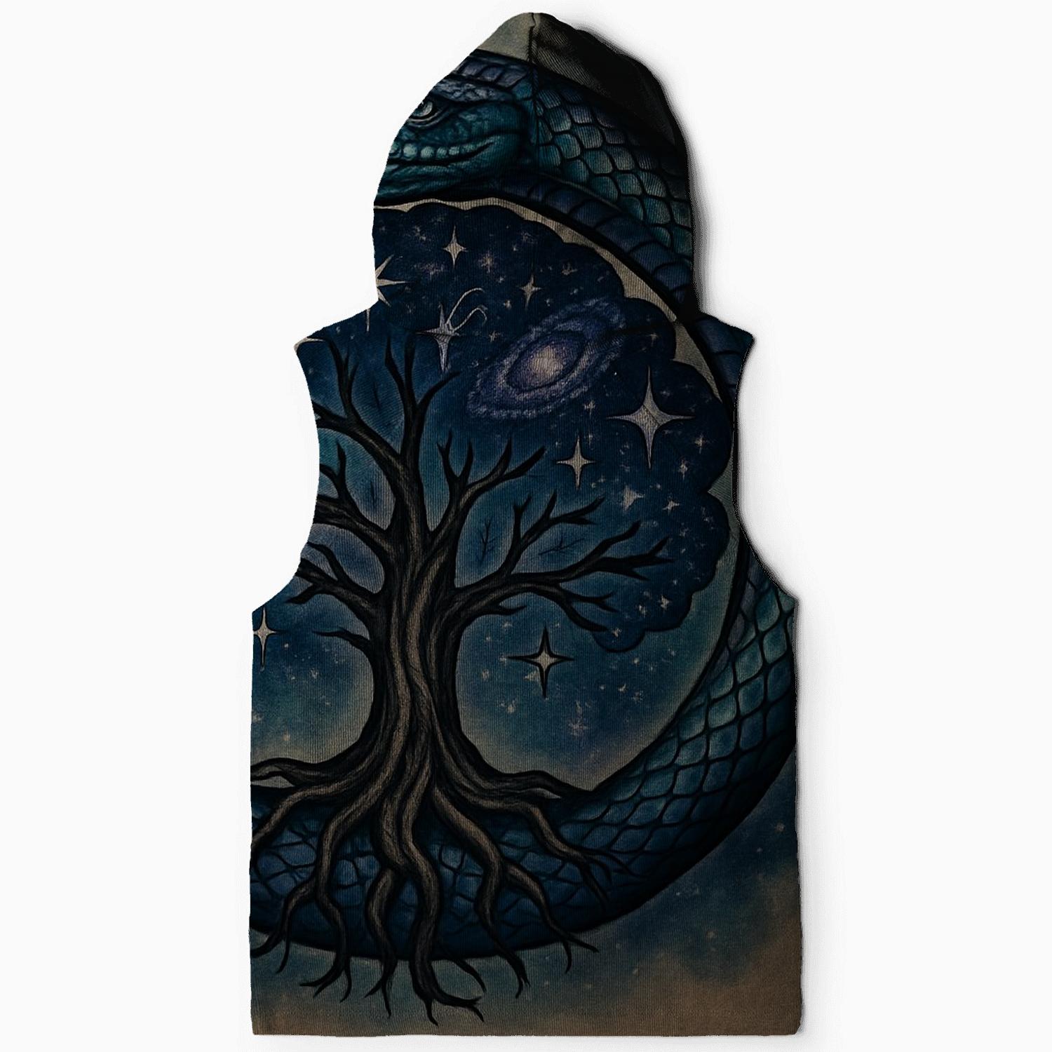 Celestial Serpent Embrace hoodies fashion