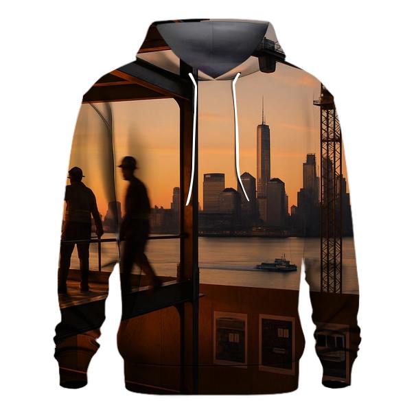 Sunset Construction Symphony On Hudson Line hoodie designs