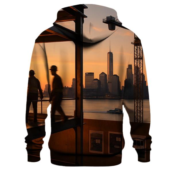 Sunset Construction Symphony On Hudson Line hoodie designs