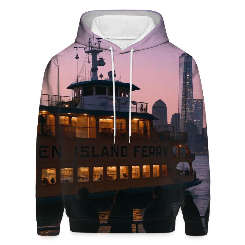 Twilight Ferry Silhouette designer hoodies