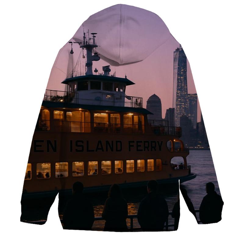 Twilight Ferry Silhouette designer hoodies