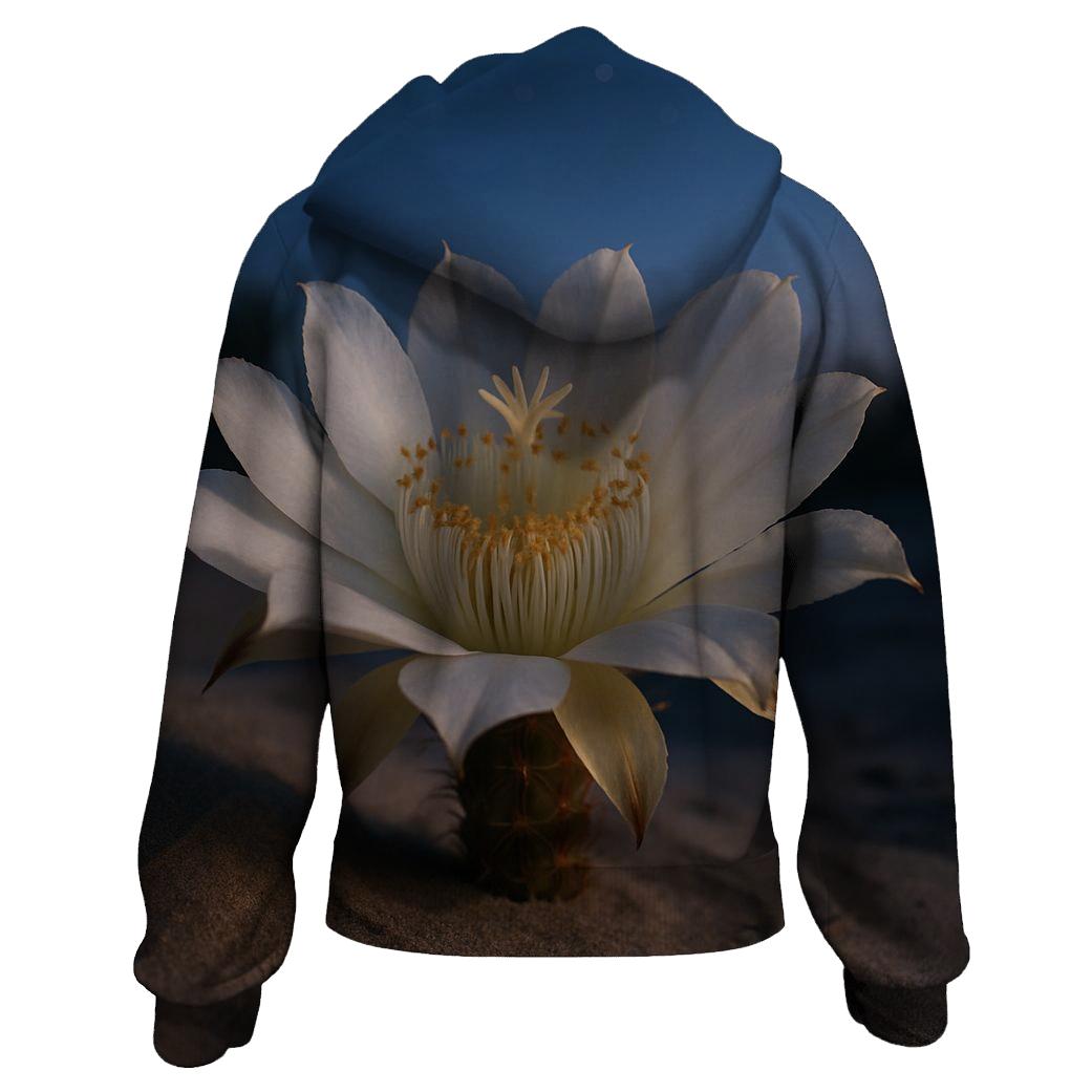 Desert Night Bloom Of Cactus Lily hoodie designs