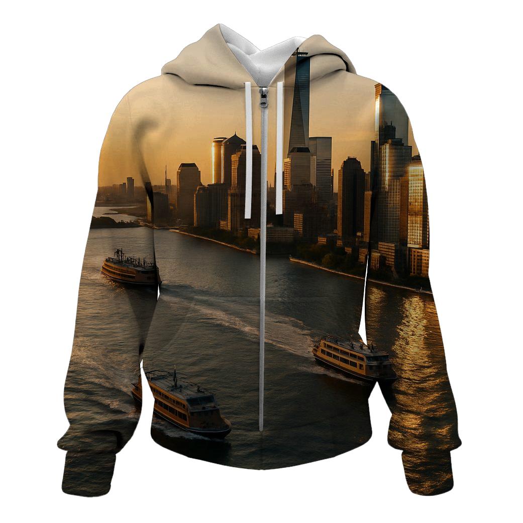 Low Helicopter Sweep Along The Hudson designer hoodies