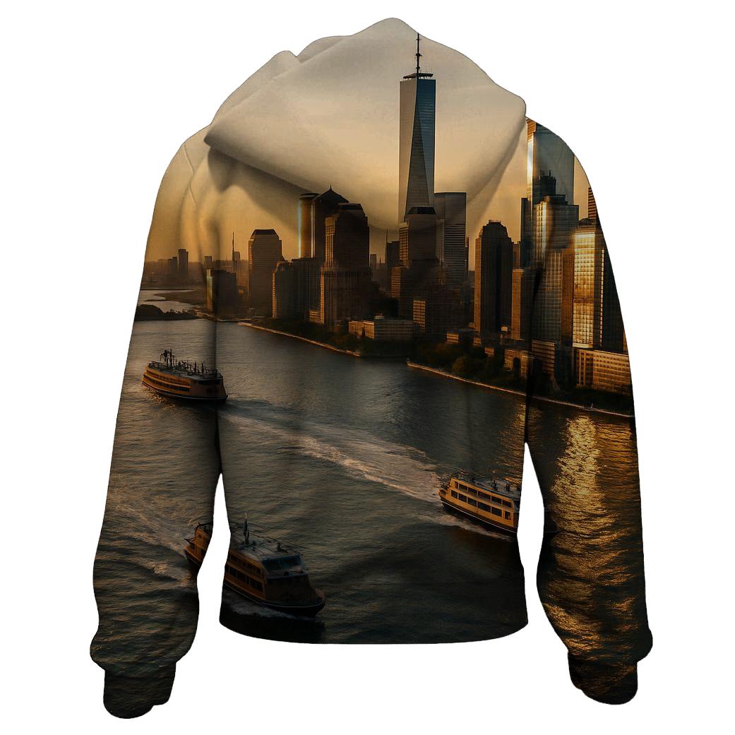 Low Helicopter Sweep Along The Hudson designer hoodies