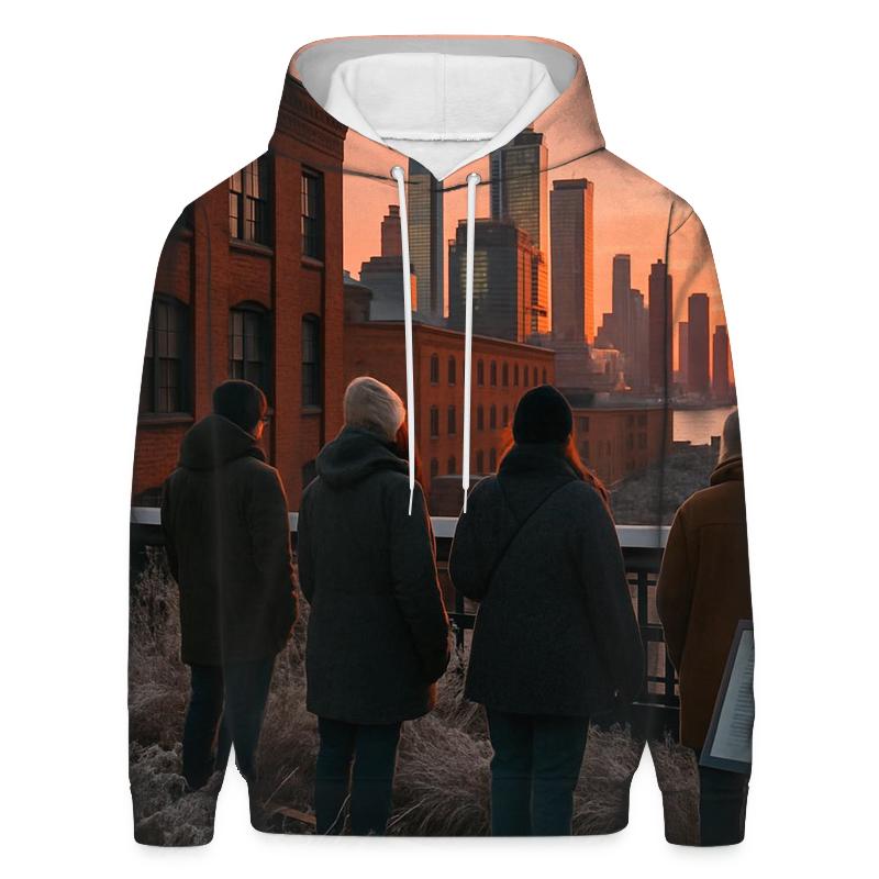 Winter Sunset Over The High Line designer hoodies
