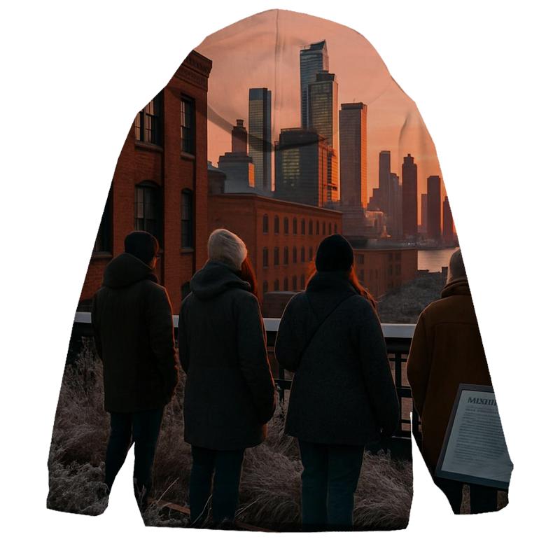 Winter Sunset Over The High Line designer hoodies