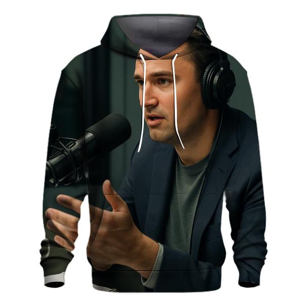 Morning Radio Studio Briefing graphic hoodies