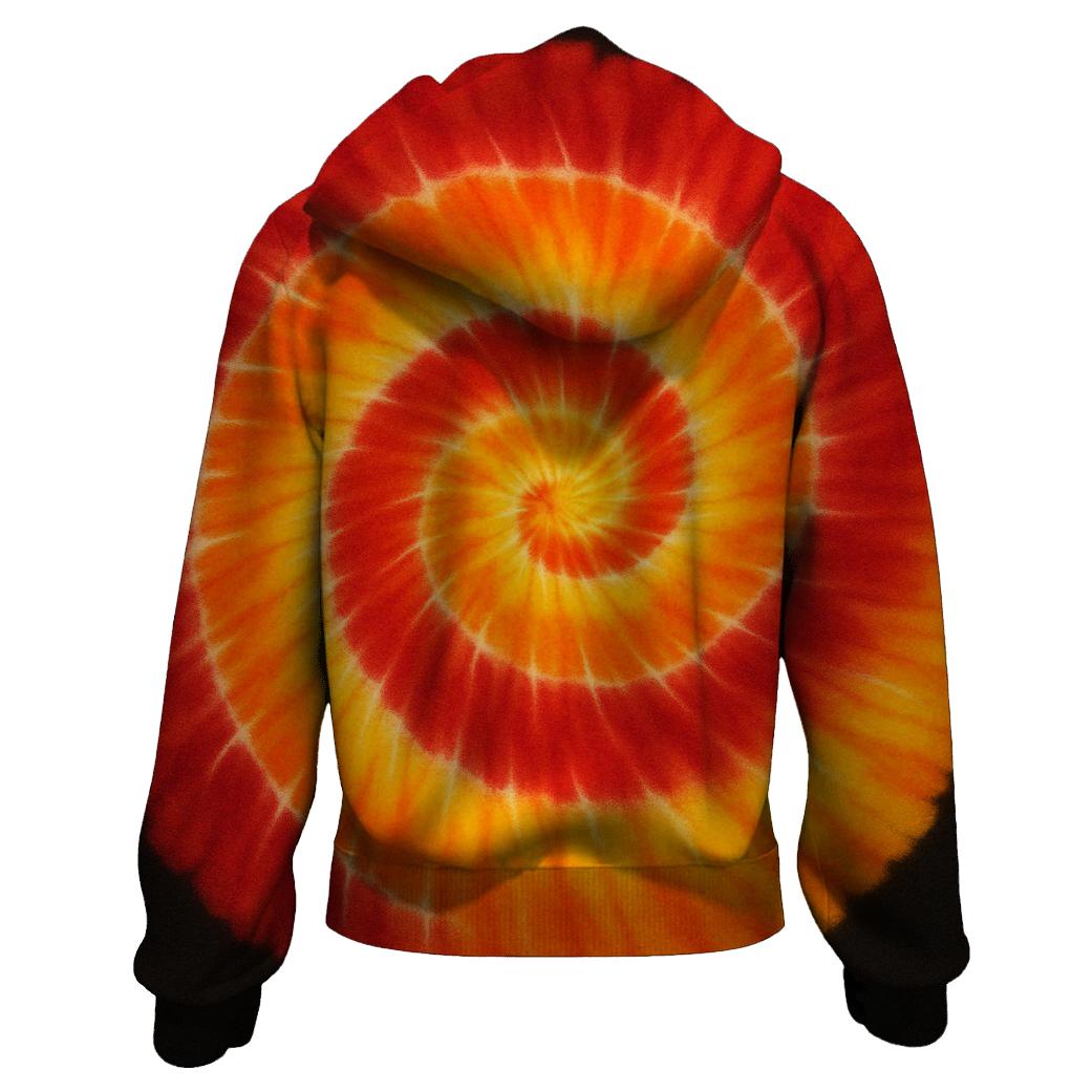 Vibrant Spiral Bloom hoodie designs