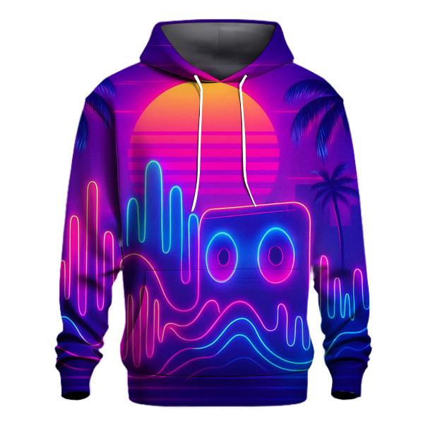 Retro Synthwave heavyweight hoodies
