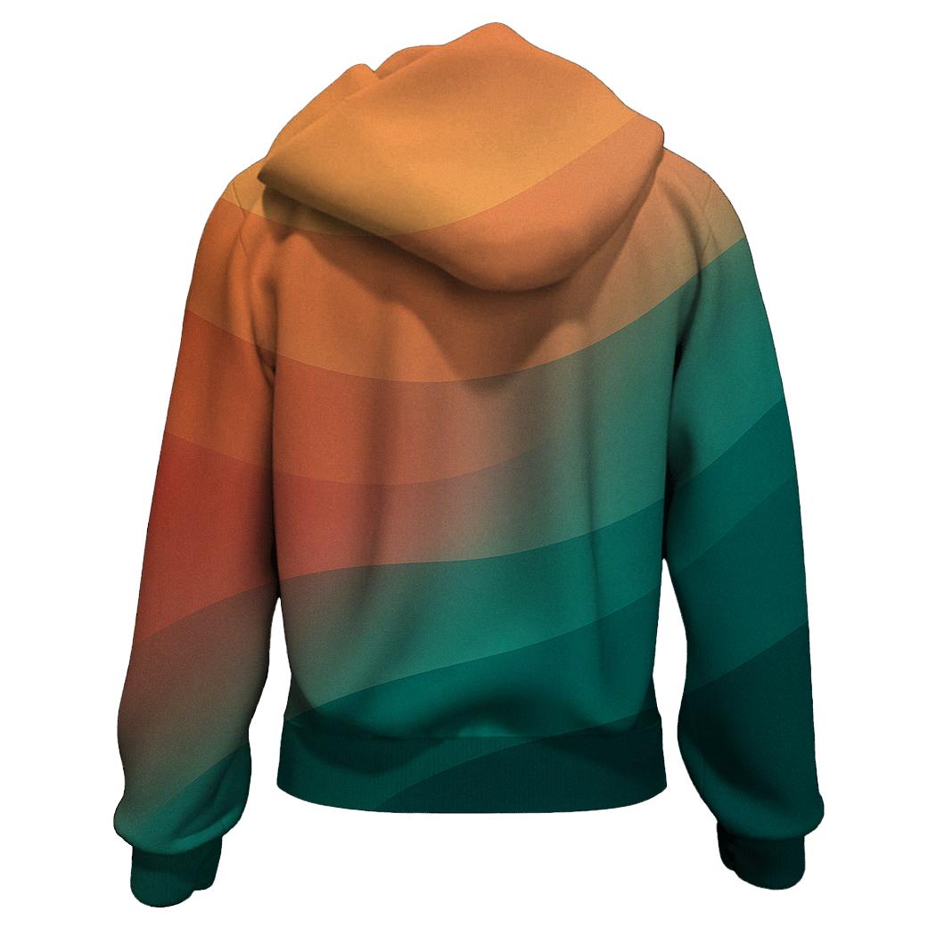 Radiant Oasis Flow hoodies fashion