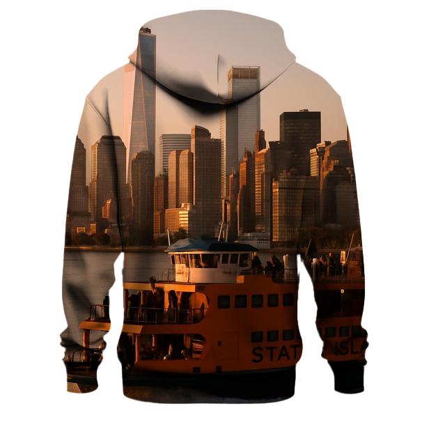 Sunrise Over The Financial District zip-up hoodies