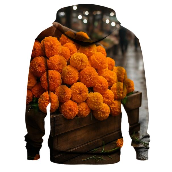 Wet Market Marigold Harvest embroidered hoodies