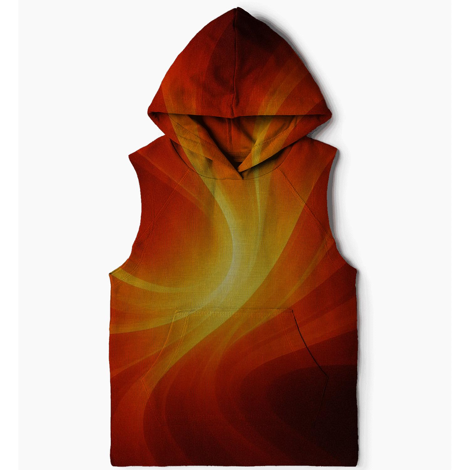 Solar Flare Wave printed hoodies