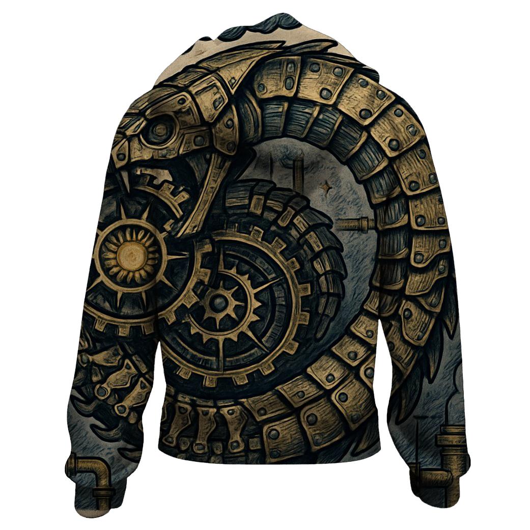 Clockwork Genesis Ouroboros custom hoodies