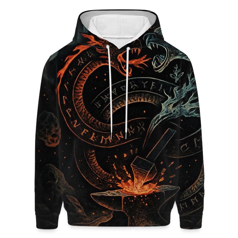 Cosmic Forge Ouroboros lightweight hoodies
