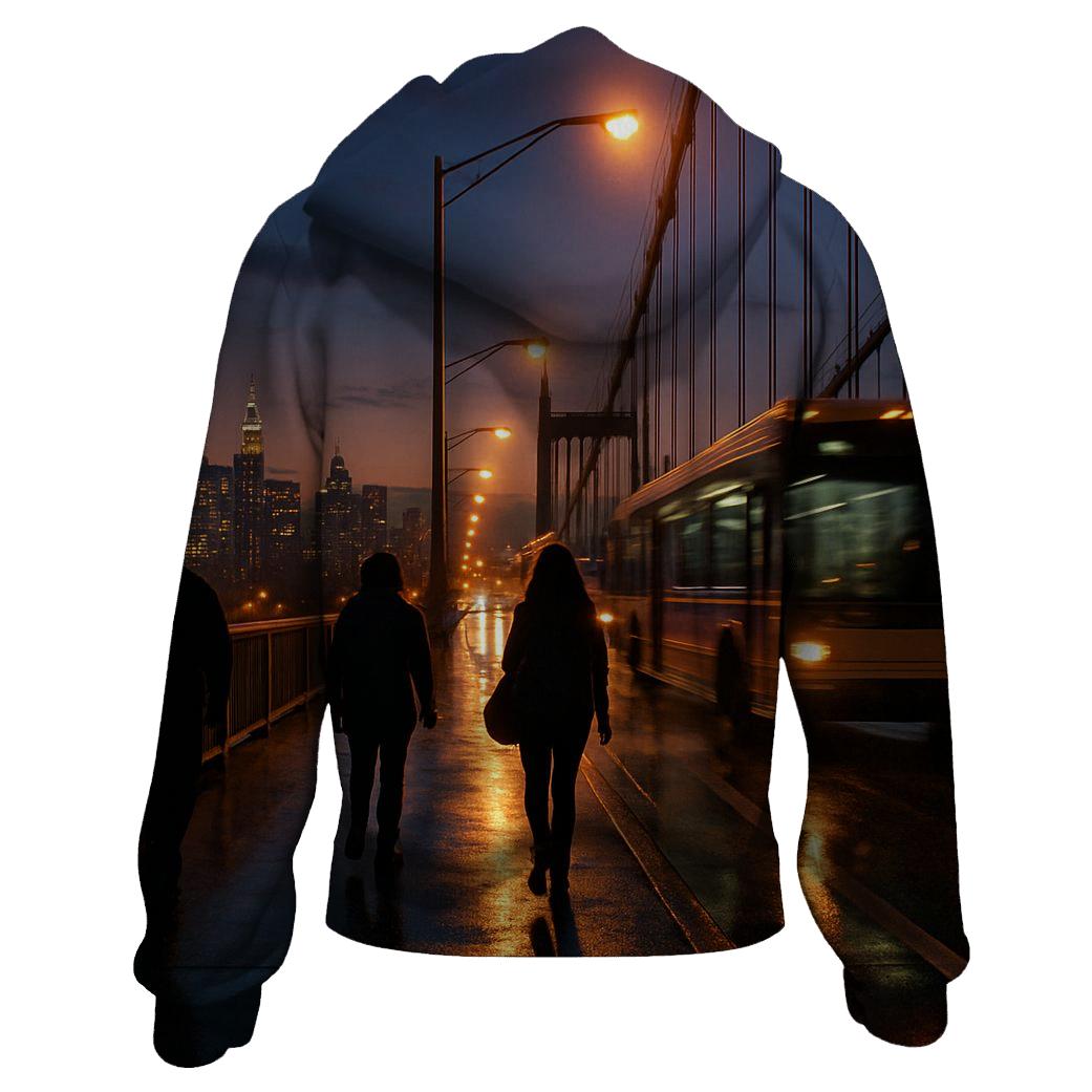 Triborough Twilight Commute custom hoodies