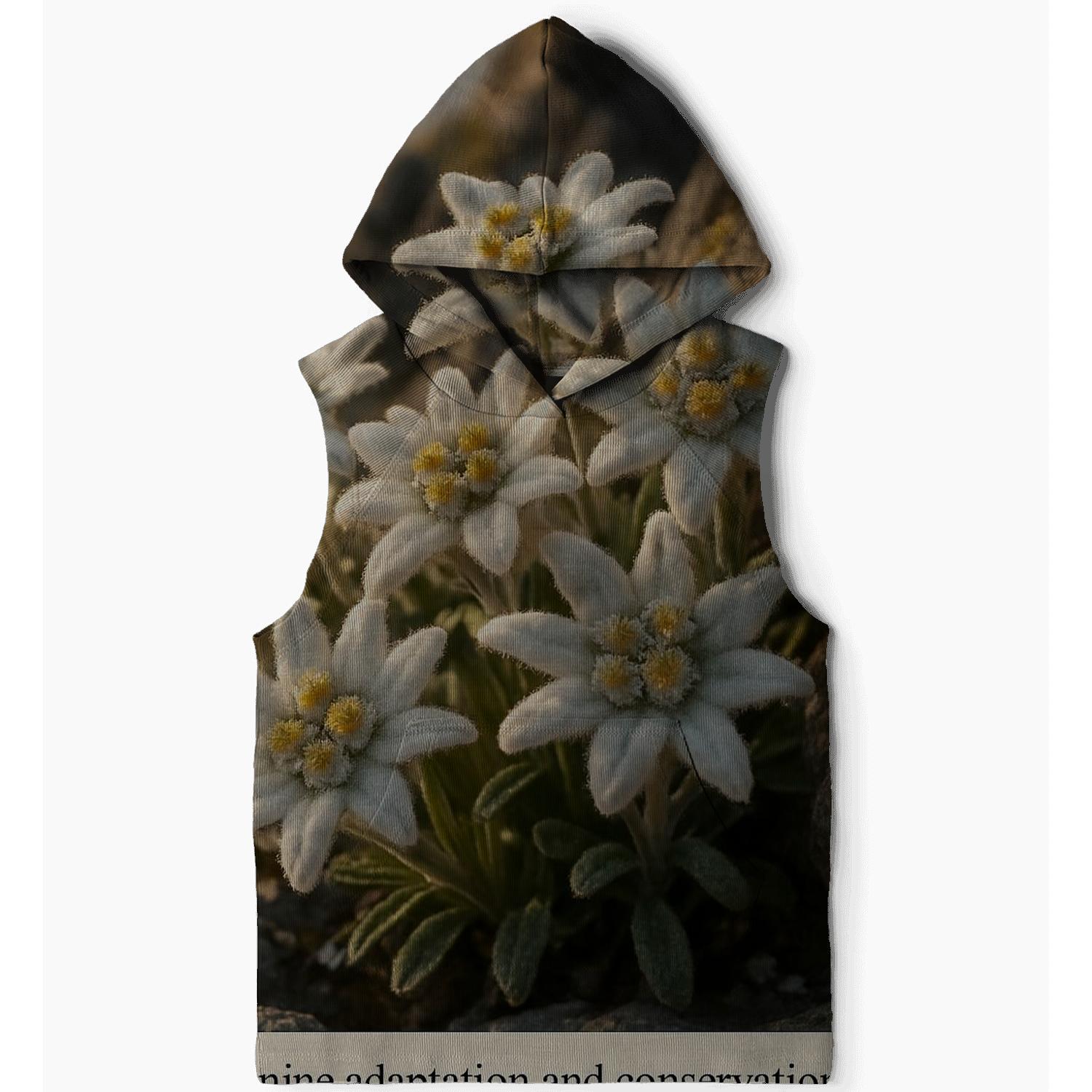 Alpine Edelweiss Meadow Study pullover hoodies