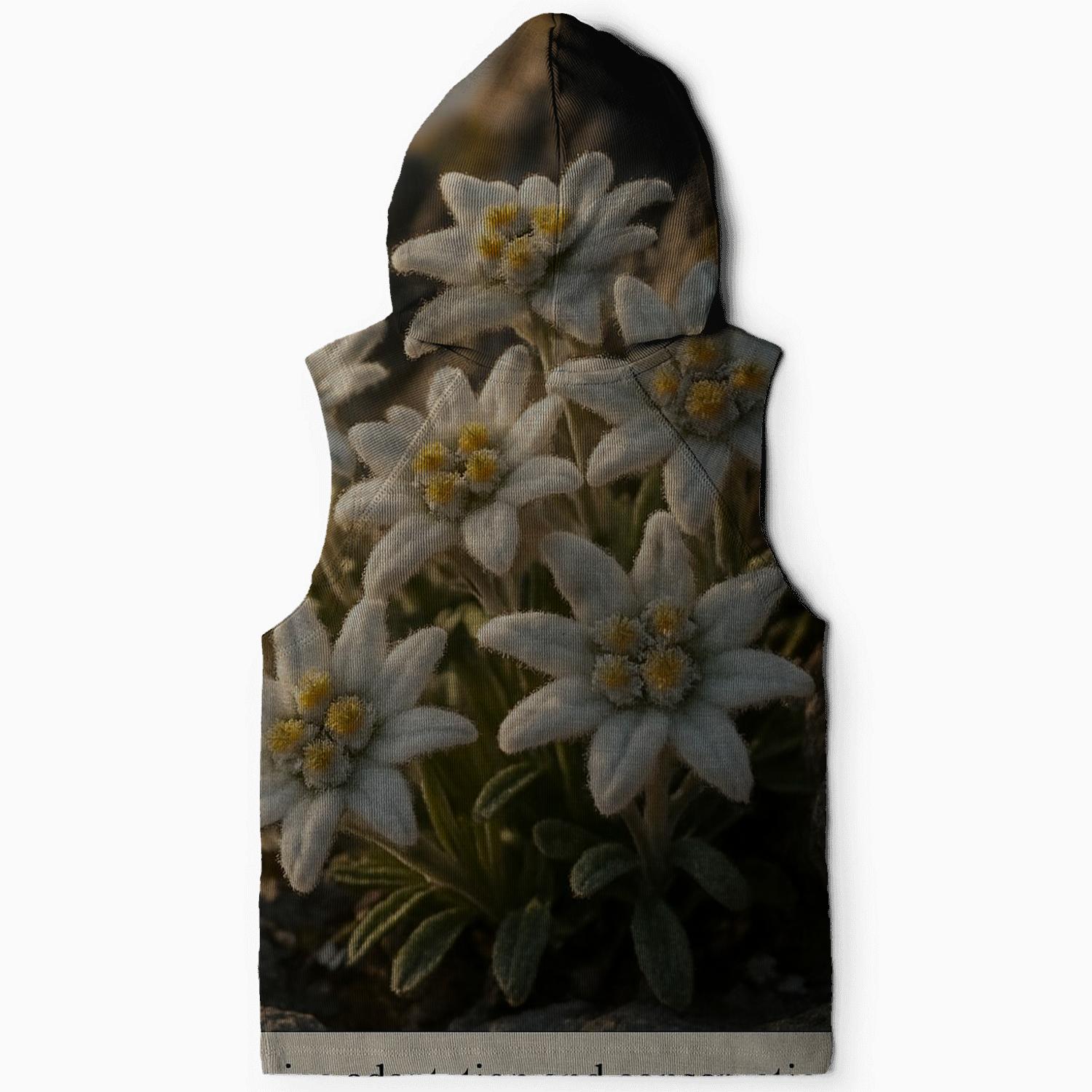 Alpine Edelweiss Meadow Study pullover hoodies