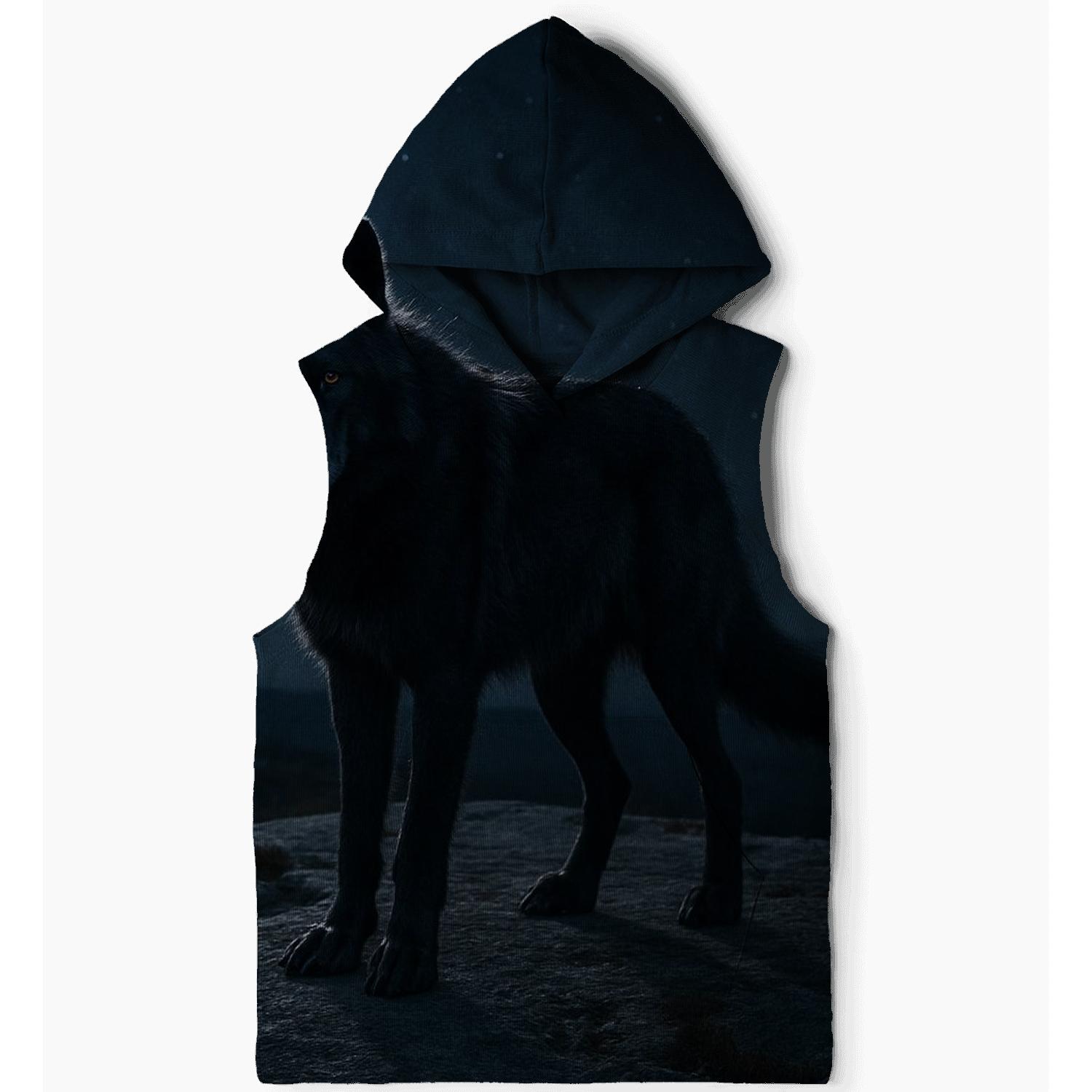 Lone Night Guardian printed hoodies