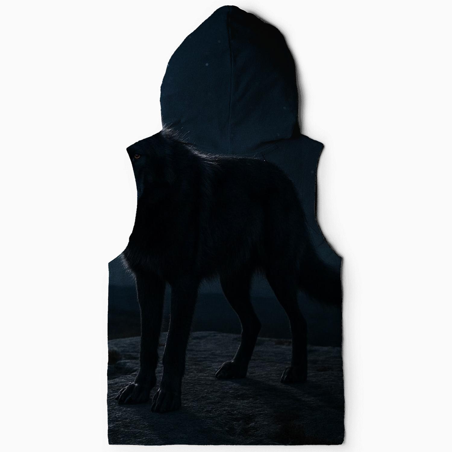 Lone Night Guardian printed hoodies