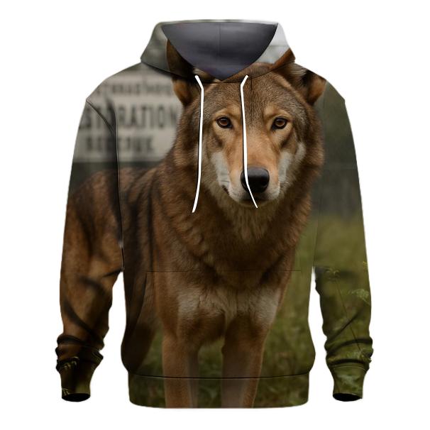 Red Wolf Conservation Vigil heavyweight hoodies